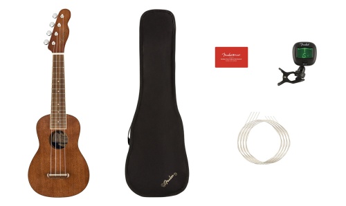 FENDER Seaside Soprano Uke Pack, Nat фото 3